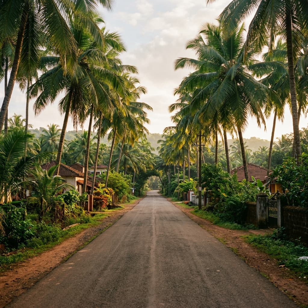 Parra Road - Goa's Most Photographed Shortcut